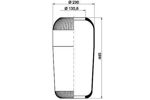 PE AUTOMOTIVE dėklas, pneumatinė pakaba 084.097-40A